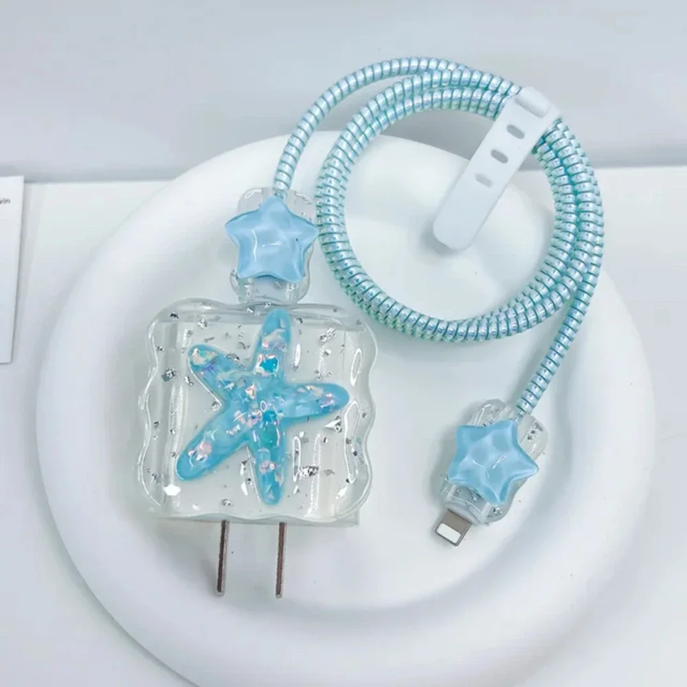 Starfish Ocean iPhone Charger Cable Protector P35